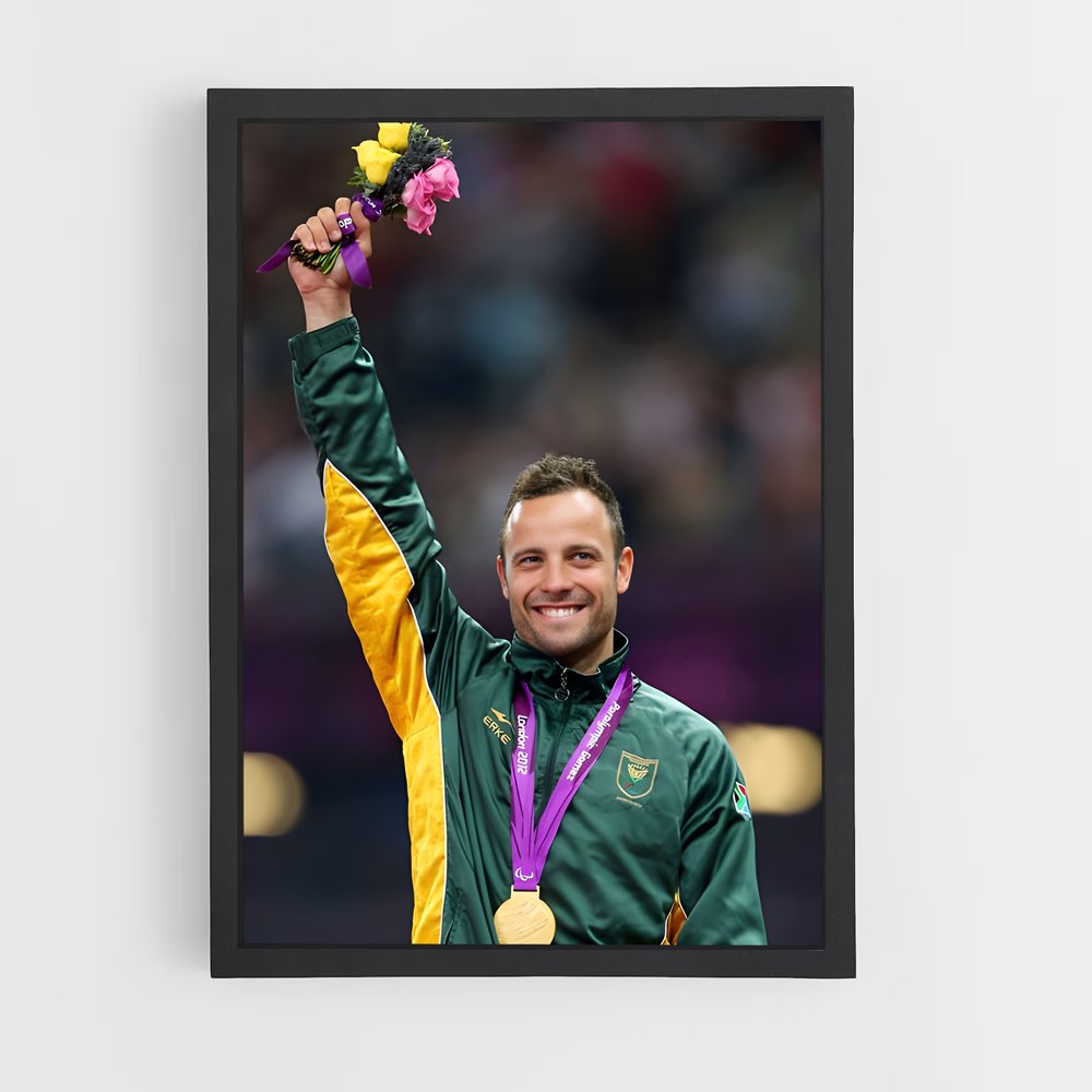 Poster La Victoire d'Oscar – affiche Jeux Olympiques (vue 2)